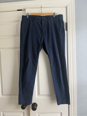 Men's Navy Stretch Chinos – Classic Everyday Pants